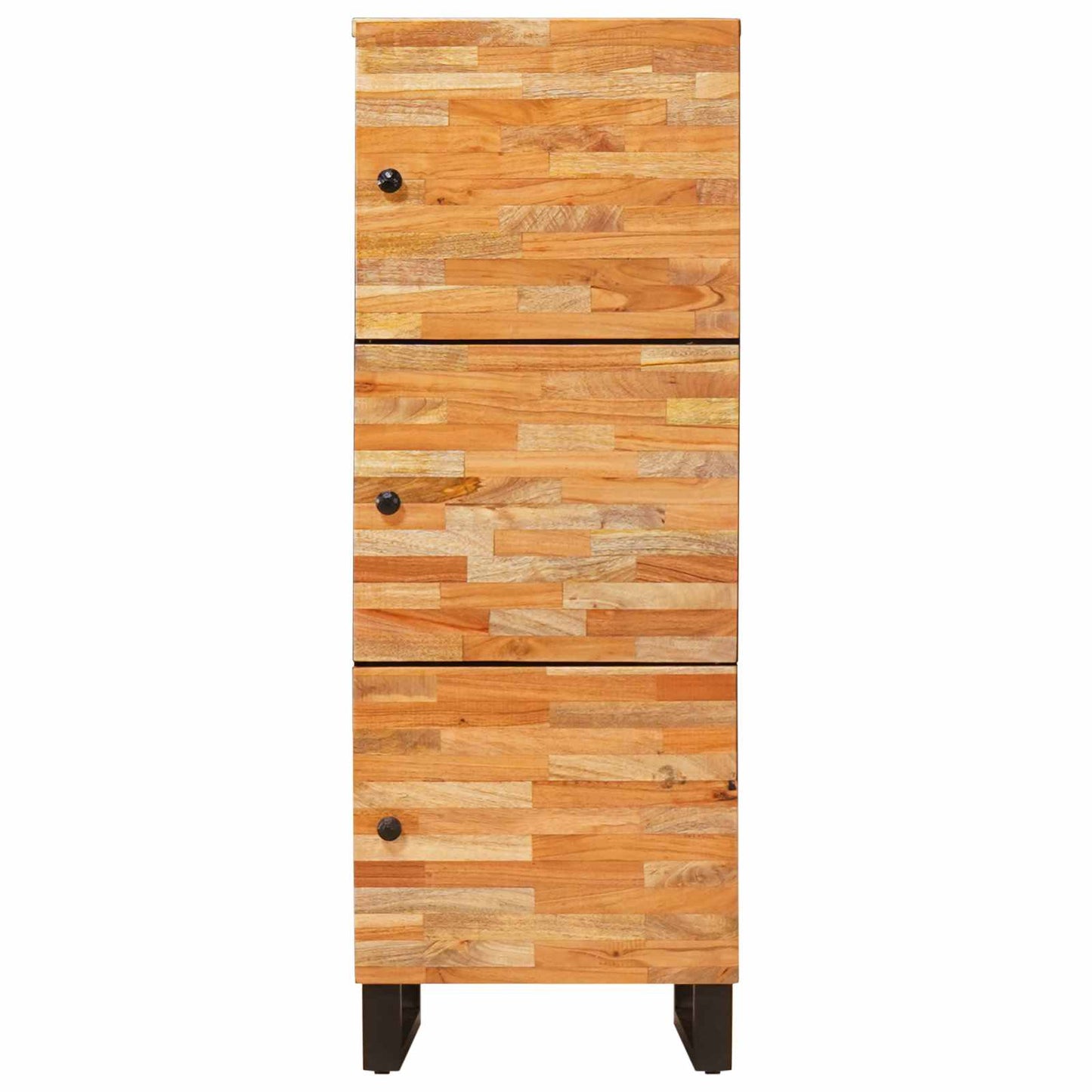 Aufbewahrung Highboard Braun 40 x 33 x 110 cm Massivholz Mango