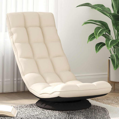 Bodenstuhl Drehbar Leinen 70x51x79 cm