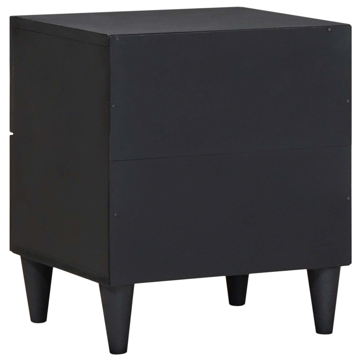 Nachttisch 2 pcs Braun 40 x 33,5 x 46 cm Massivholz Mango