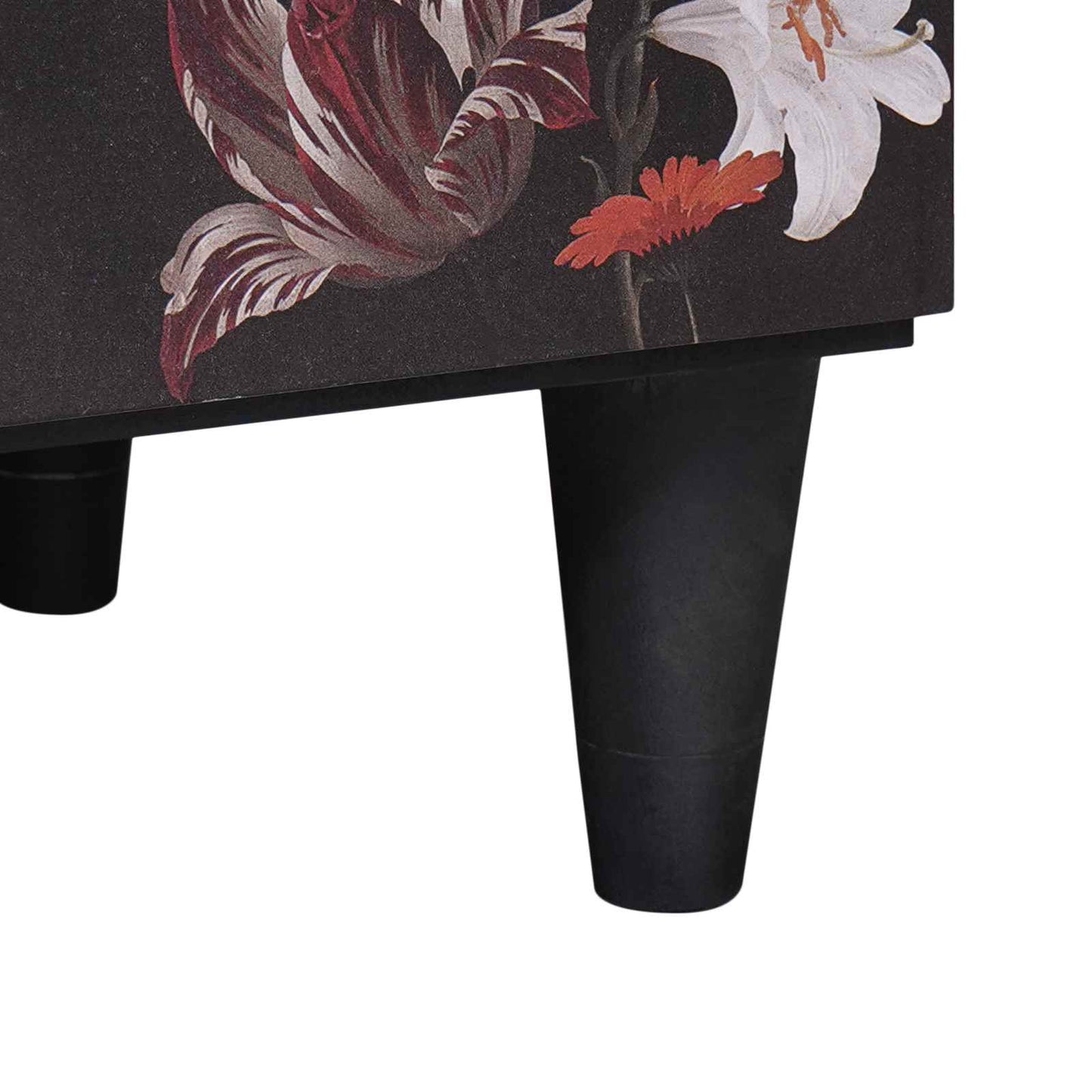 Nachttisch Braun 40 x 33 x 46 cm Massivholz Mango