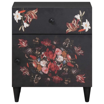 Nachttisch Mehrfarbig 50 x 33 x 60 cm Massivholz Mango