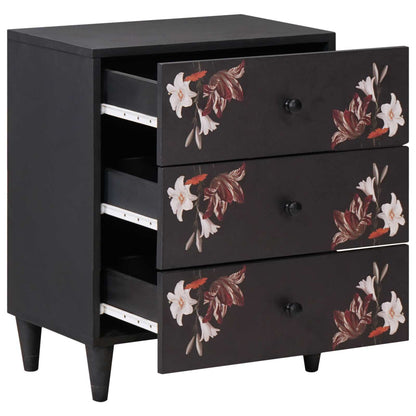 Nachttisch Mehrfarbig 50 x 33 x 60 cm Massivholz Mango