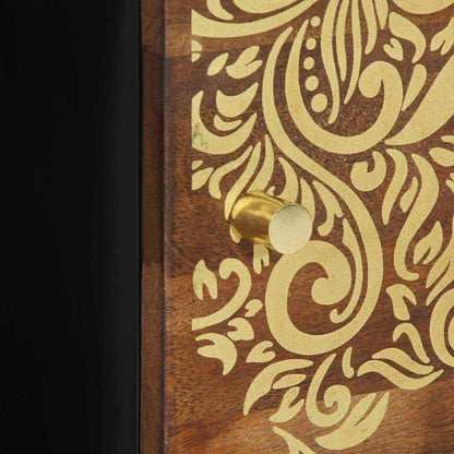 Couchtisch Honigbraun 80 x 50 x 40 cm Massivholz Mango