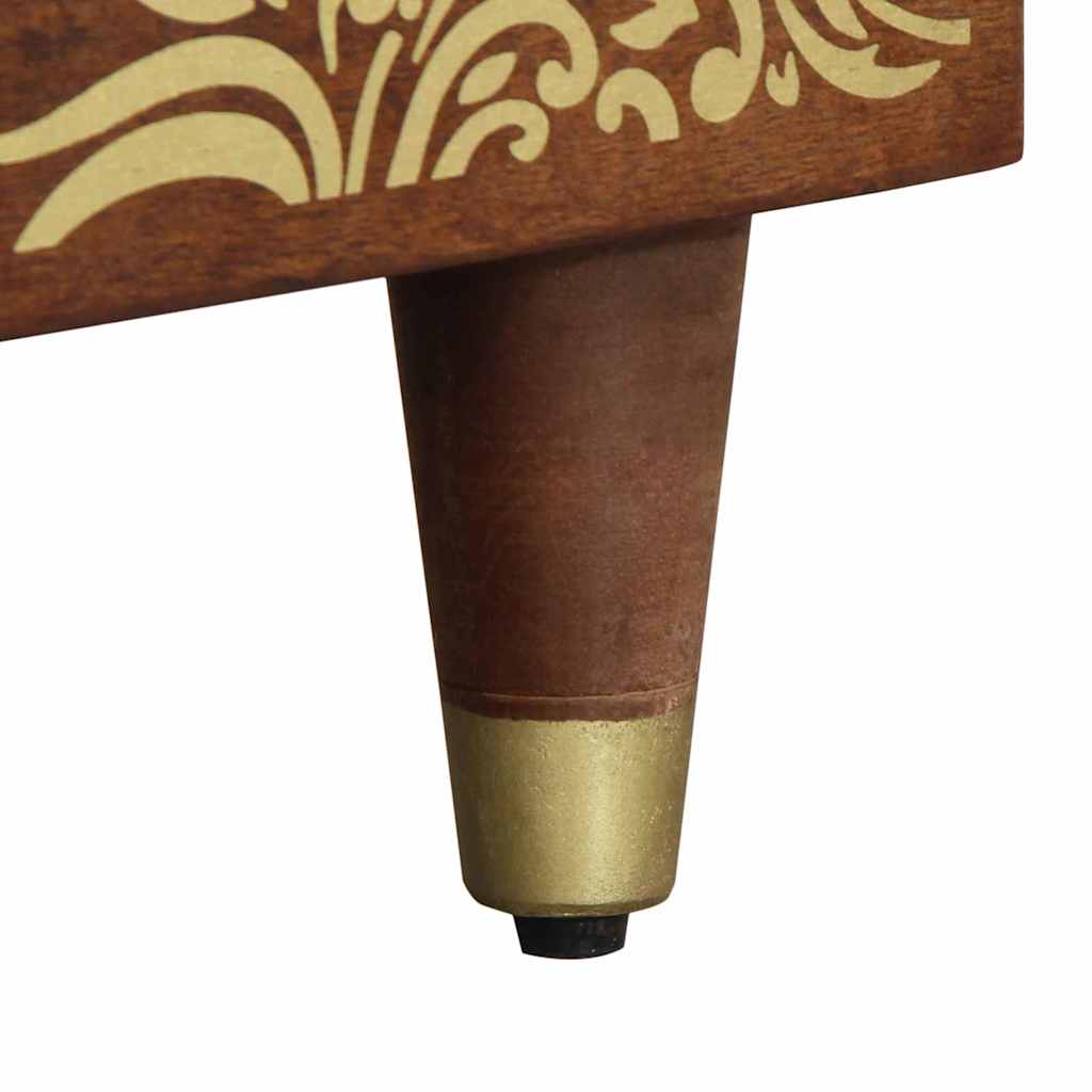 Couchtisch Honigbraun 80 x 50 x 40 cm Massivholz Mango