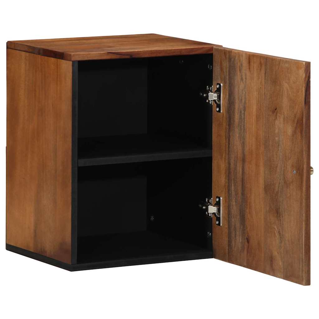 Wandschrank mit Tür Honigbraun 38 x 33 x 48 cm Massivholz Mango