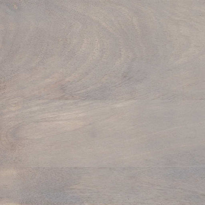 Sideboard Grau und Gold 80 x 33 x 75 cm Massivholz Mango