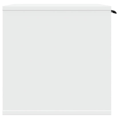 Katzenklo Weiß 80x50x45 cm Holzwerkstoff