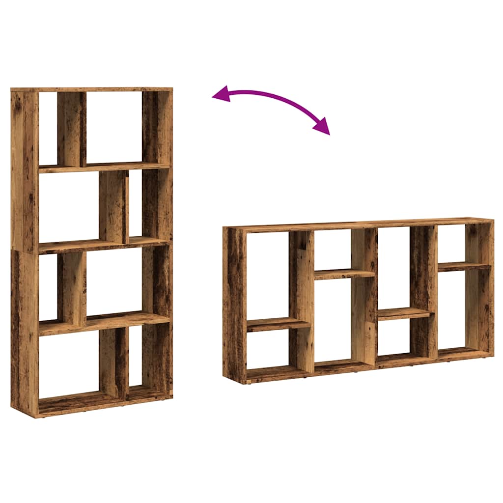 Bücherregal Altholz-Optik 60x20x120,5 cm Holzwerkstoff