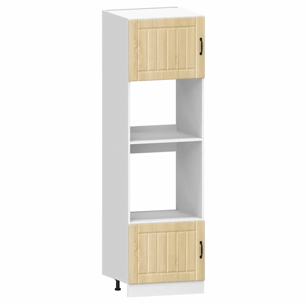 7-tlg. Küchenschrank-Set Lucca Sonoma-Eiche Holzwerkstoff