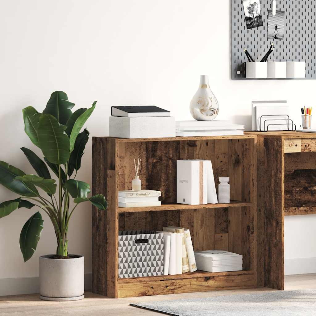 Bücherregal Altholz-Optik 80x24x76cm Holzwerkstoff