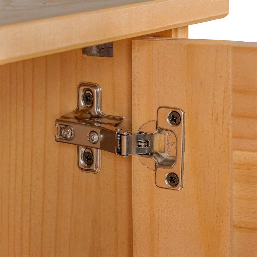 Waschbeckenunterschrank mit Regal VIGO Braun und Honigbraun