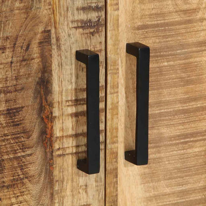 Nachttisch 2 pcs Braun und Schwarz 50 x 30 x 45 cm