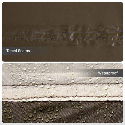 Angelzelt Braun 514 x 465 x 187 cm Polyester und Fiberglas