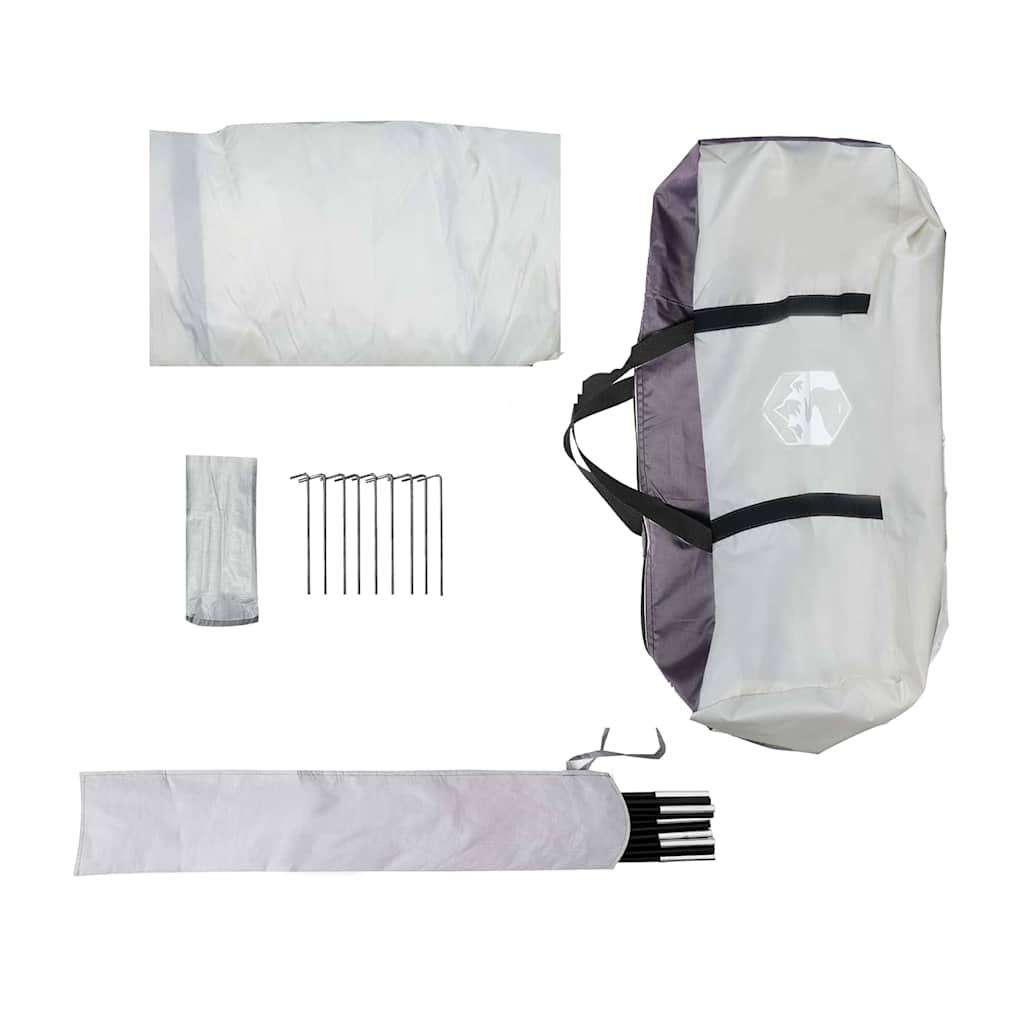 Moskitonetz-Zelt mit Dach Grau 320 x 320 x 218 cm