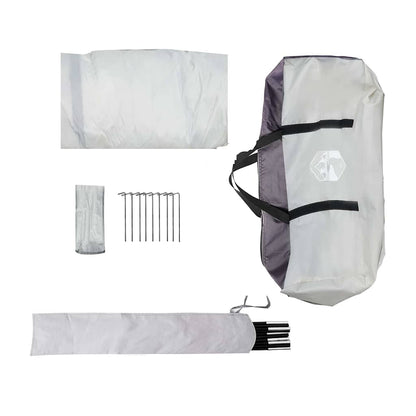 Moskitonetz-Zelt mit Dach Grau 320 x 320 x 218 cm