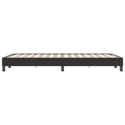 Boxspringbett ohne Matratze Schwarz 120x220 cm Samt