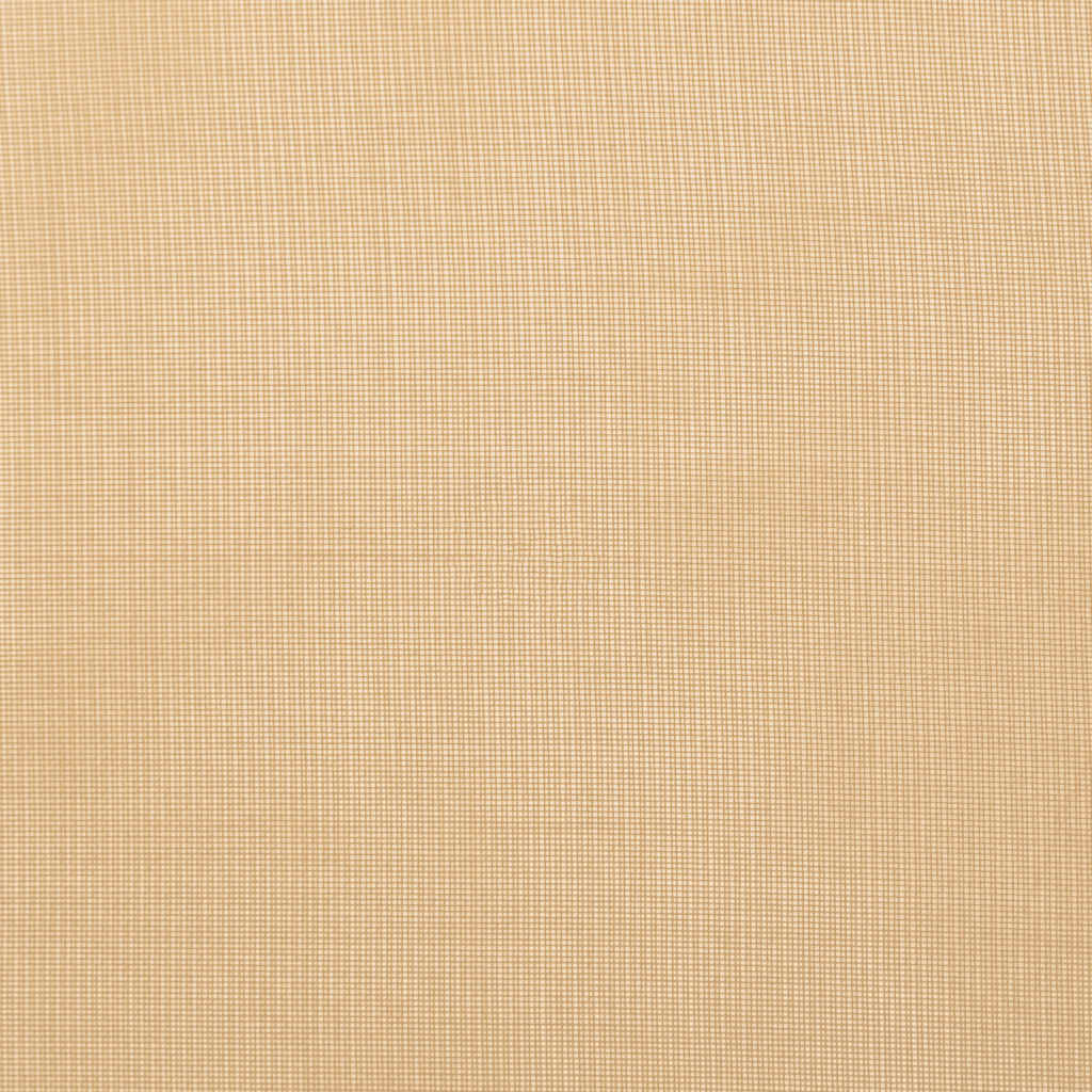 Voile Vorhänge mit Ösen 2 Stk. Sandfarbe