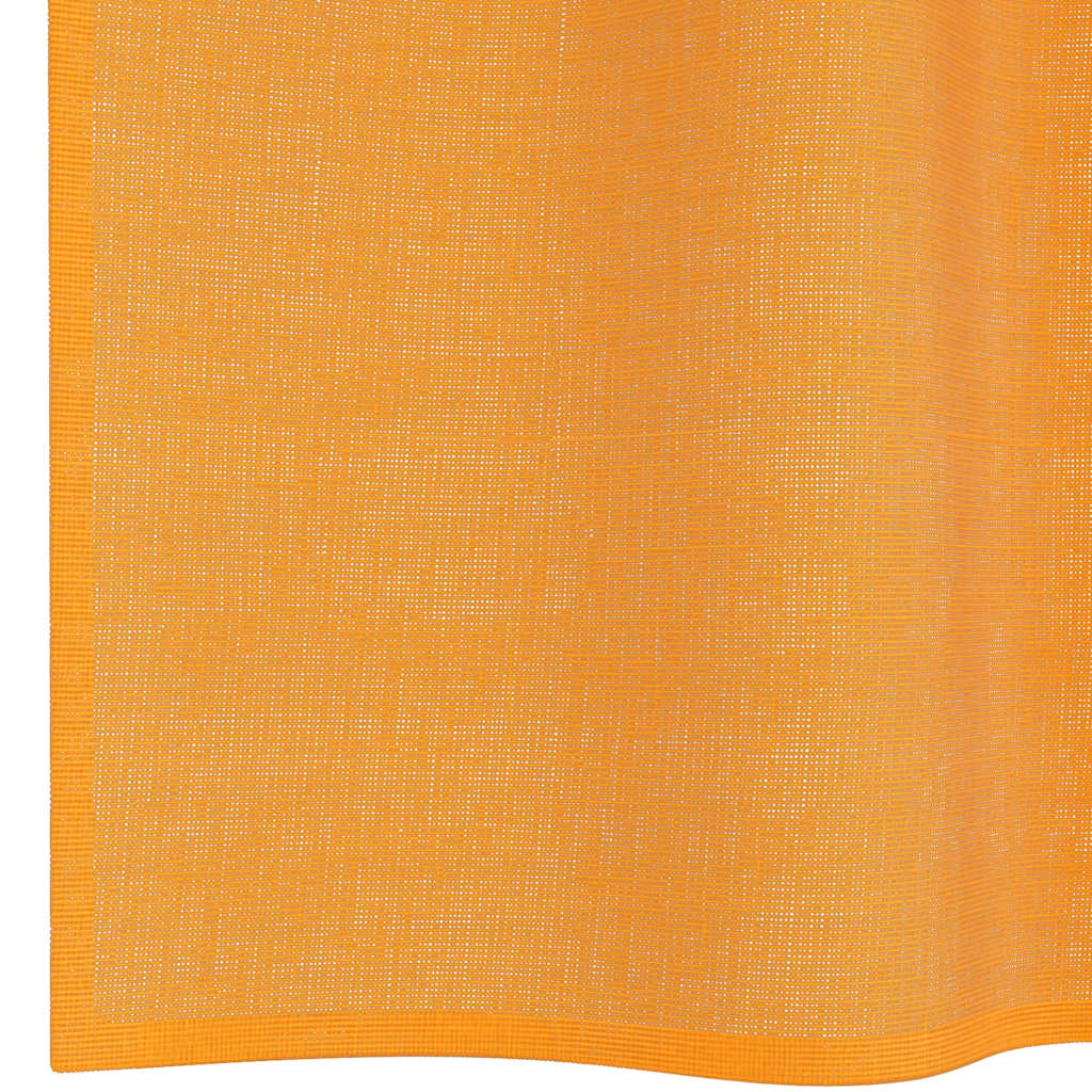 Voile Vorhänge mit Schlaufen 2 Stk. Orange 140x260 cm