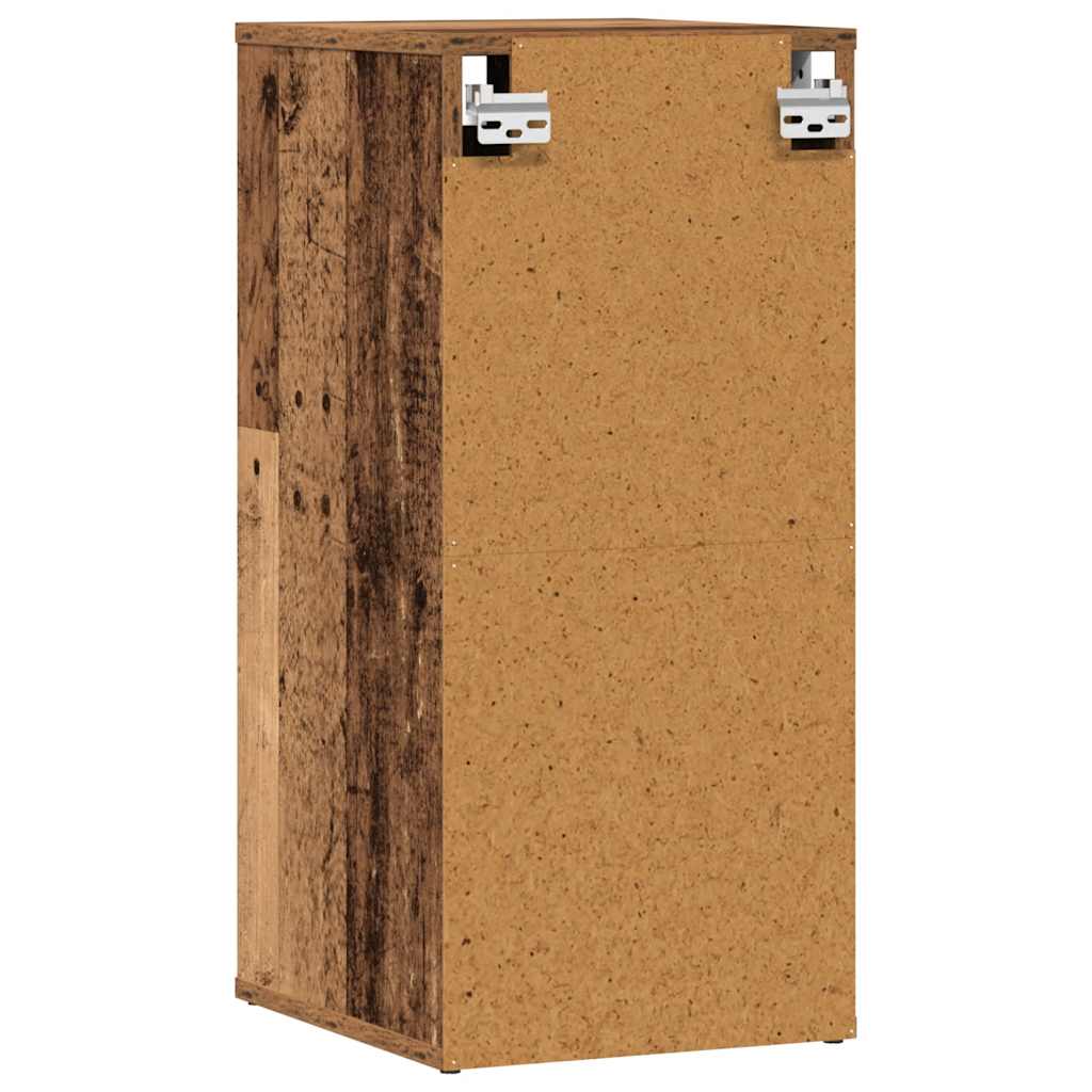 Schuhschränke 2 Stk. Altholz-Optik 32x35x70 cm Holzwerkstoff