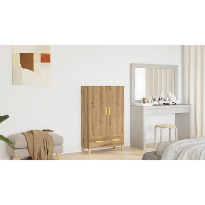 Highboard Artisan-Eiche 70x31x115 cm Holzwerkstoff