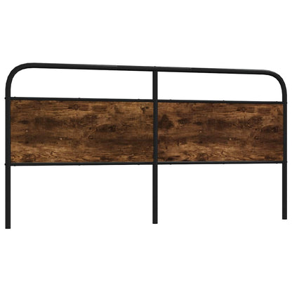 Ersatz-Kopfteil Räuchereiche 190 cm Stahl und Holzwerkstoff