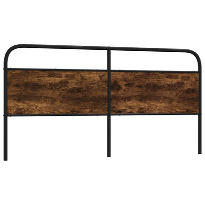 Ersatz-Kopfteil Räuchereiche 200 cm Stahl und Holzwerkstoff