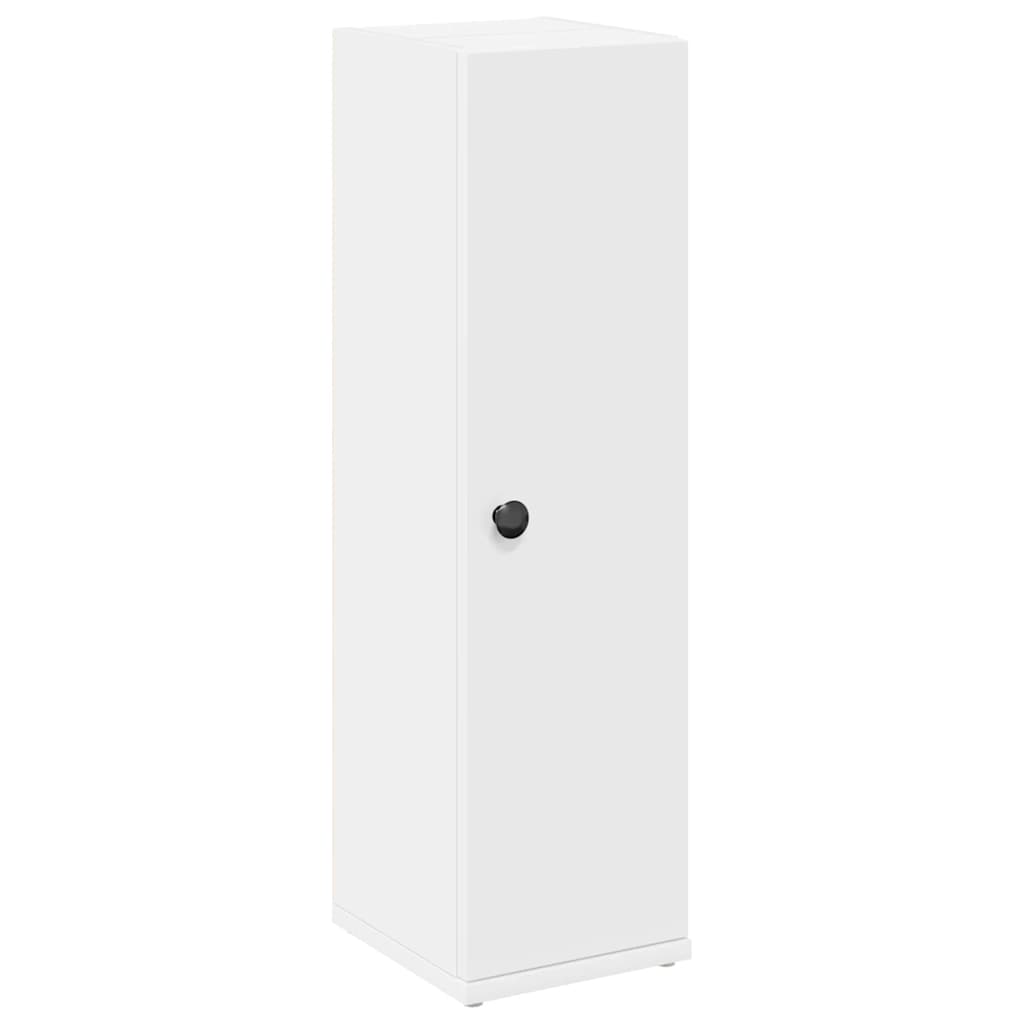 Badezimmerschrank mit Rollenhalter Weiß 20,5x22x72 cm