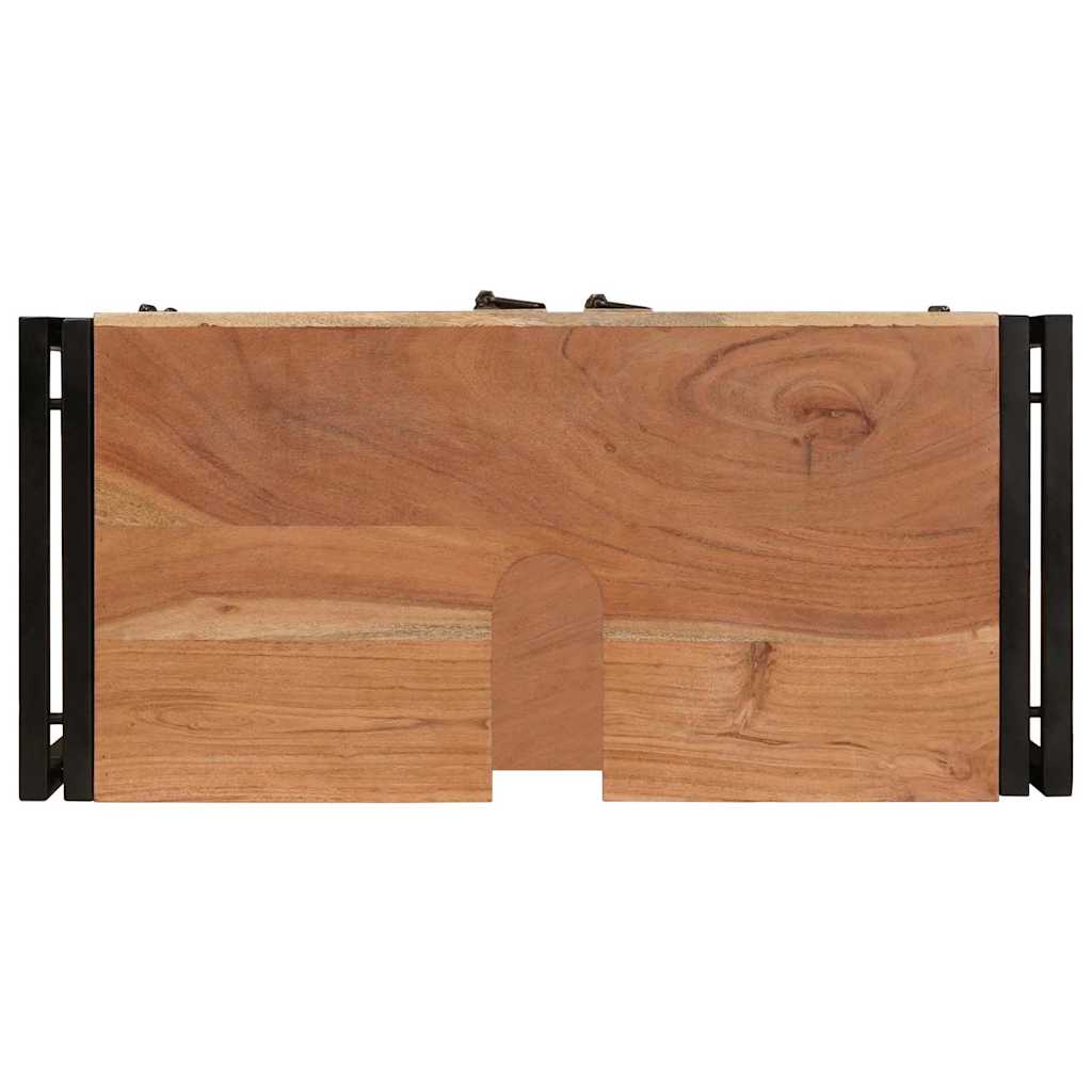 Waschbeckenunterschrank Braun 71 x 33 x 58 cm Massivholz Akazie