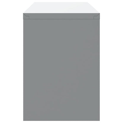 Werkzeugschrank mit Speicher Schwarz und Grau 100 x 25 x 35 cm