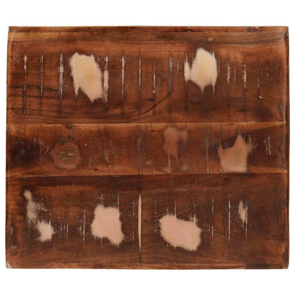 Satztische 2 pcs Braun Massives upgecyceltes Holz