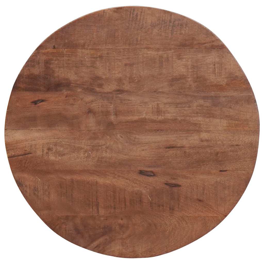 Nesting-Couchtische 3 pcs Massivholz Mango und Stahl