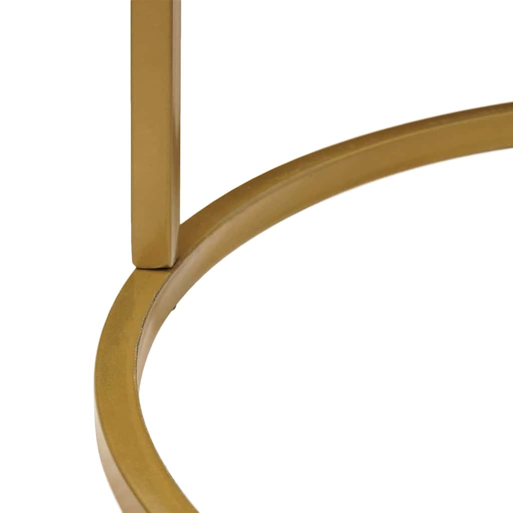 Nesting-Couchtische 2 pcs Braun Massivholz Mango und Stahl