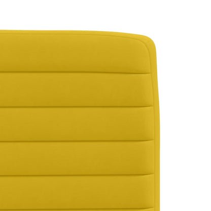 Esszimmerstühle 2 Stk. Gelb Samt