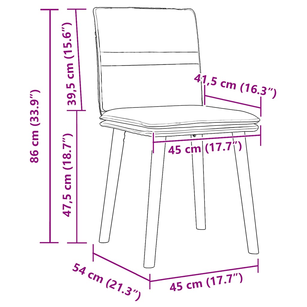 Esszimmerstühle 2 Stk. Hellgrau Stoff