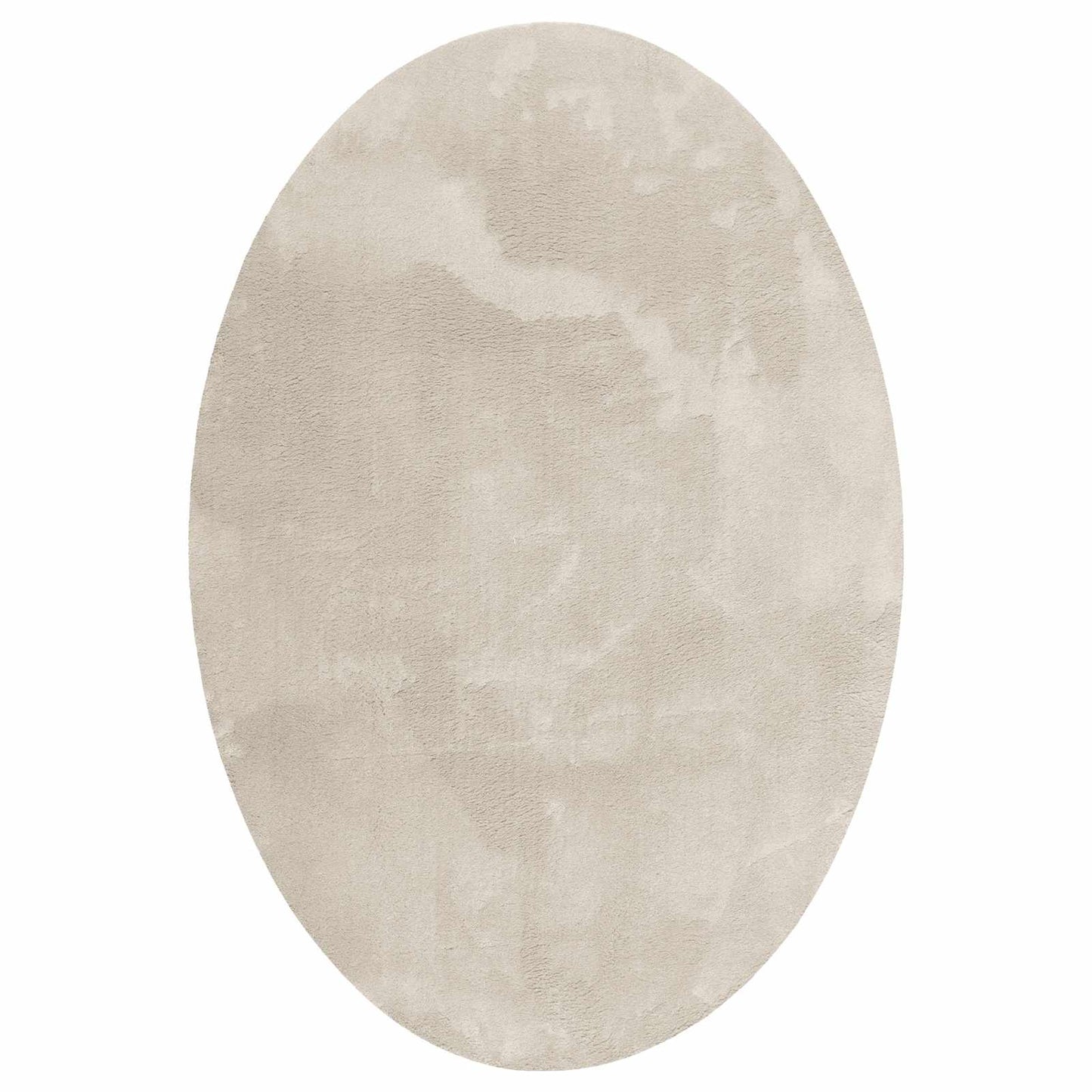 Bereichsteppiche Oval HUARTE Beige 120 x 170 cm 100 %Polyester