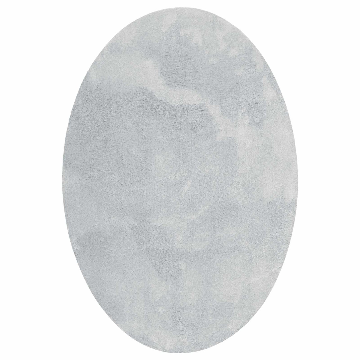 Bereichsteppiche Oval HUARTE Grau 160 x 230 cm 100 %Polyester