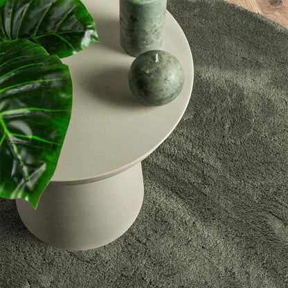 Bereichsteppiche Oval HUARTE Waldgrün 80 x 150 cm