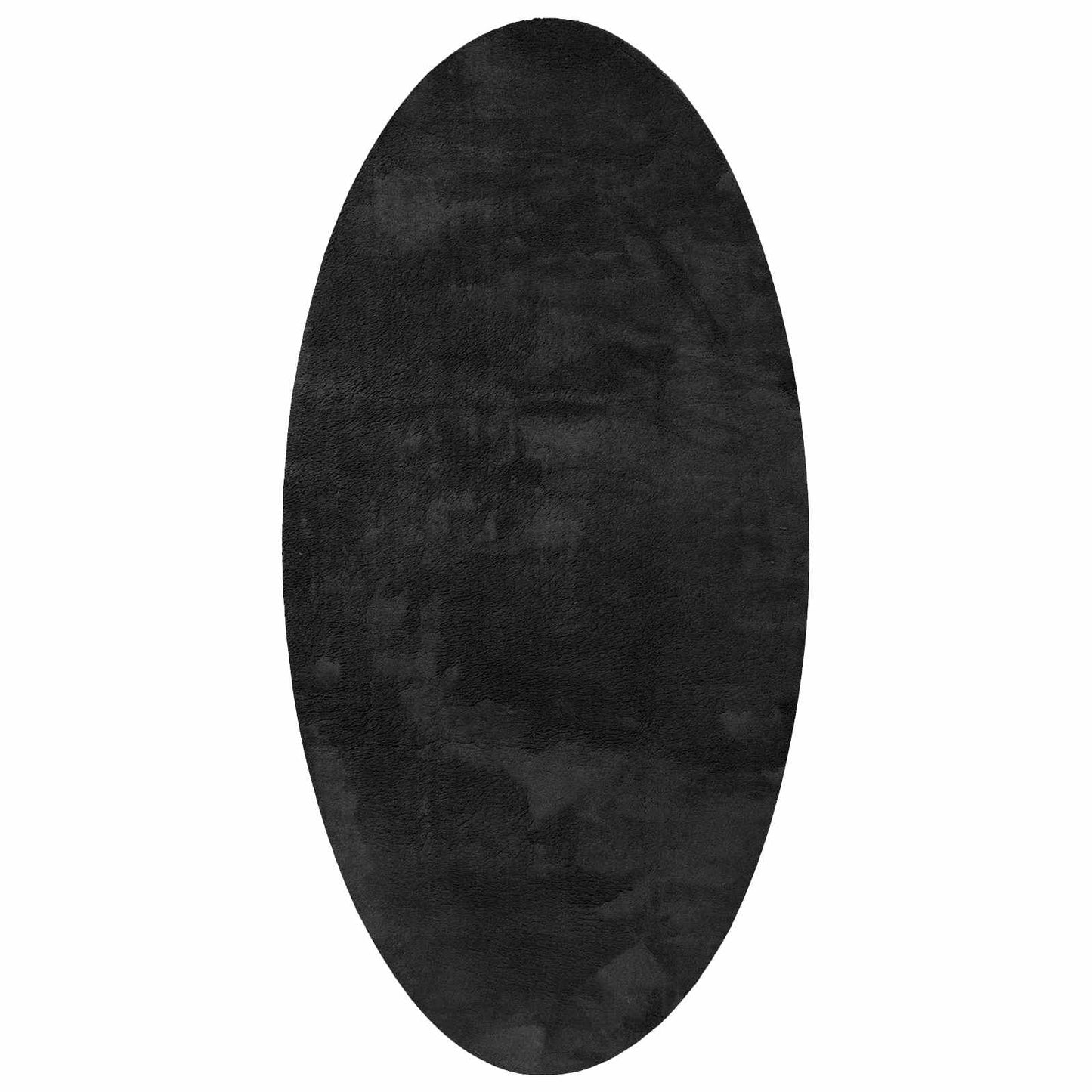 Bereichsteppiche Oval HUARTE Schwarz 100 x 200 cm