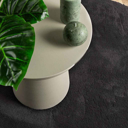 Bereichsteppiche Oval HUARTE Schwarz 120 x 170 cm