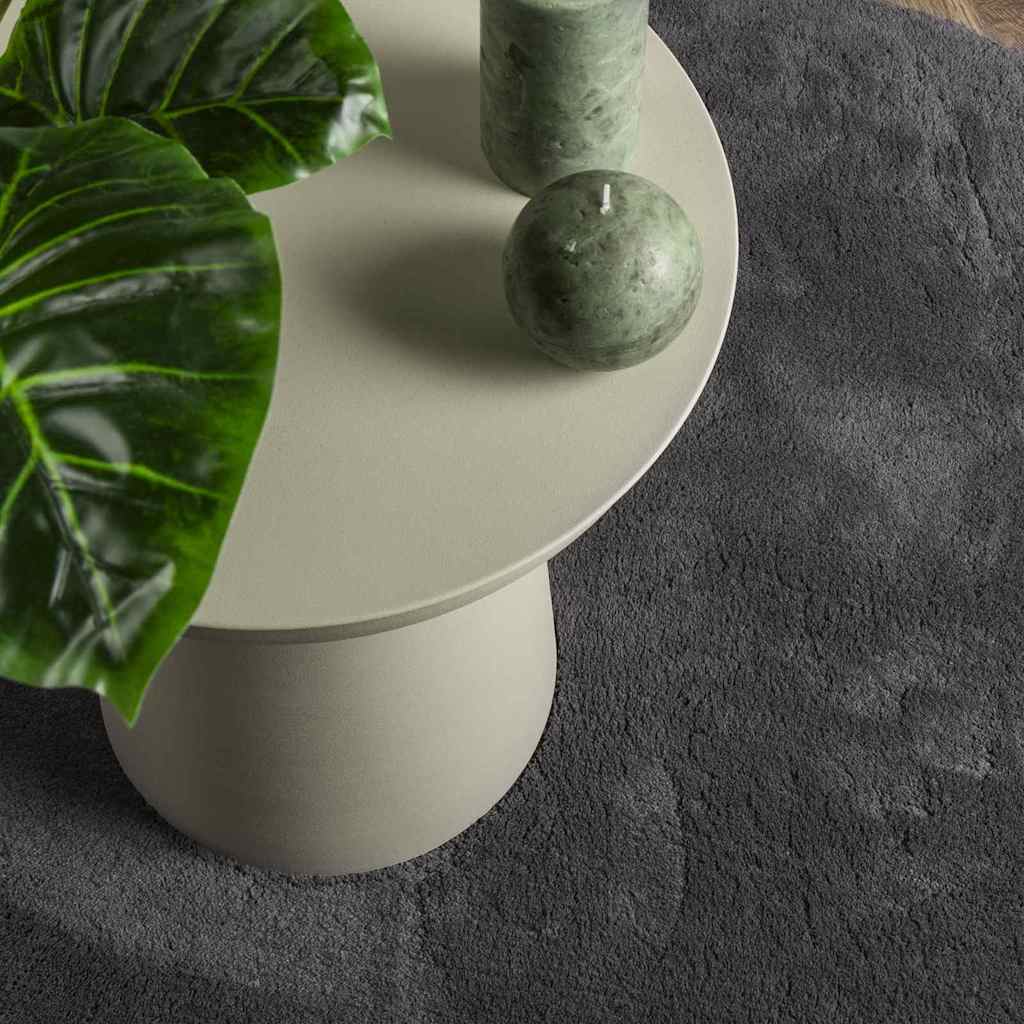 Bereichsteppiche HUARTE Anthrazit 100 x 200 cm Polyester