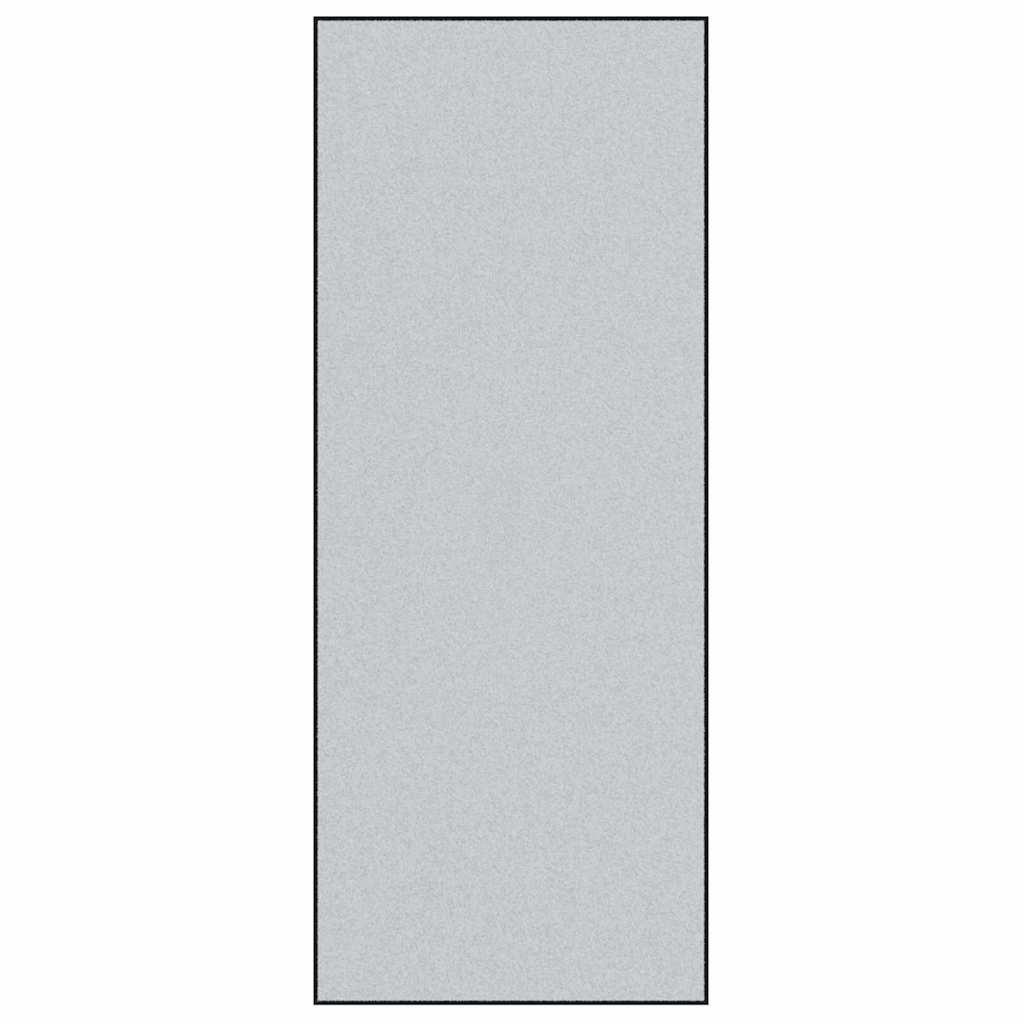 Fußmatte Grau und Schwarz 120 x 300 cm Polypropylen und Vinyl