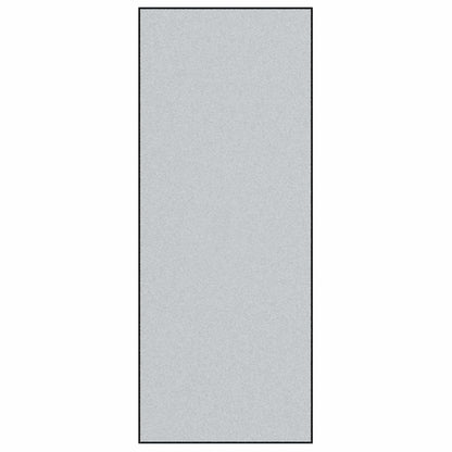 Fußmatte Grau und Schwarz 120 x 300 cm Polypropylen und Vinyl