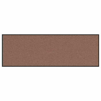 Fußmatte Braun und Schwarz 60 x 180 cm Polypropylen und Vinyl