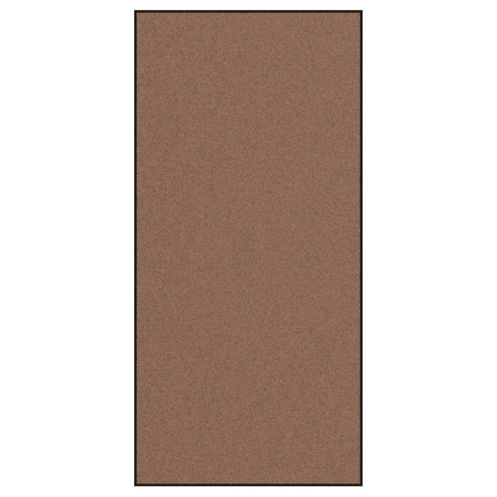 Fußmatte Braun und Schwarz 120 x 250 cm Polypropylen und Vinyl