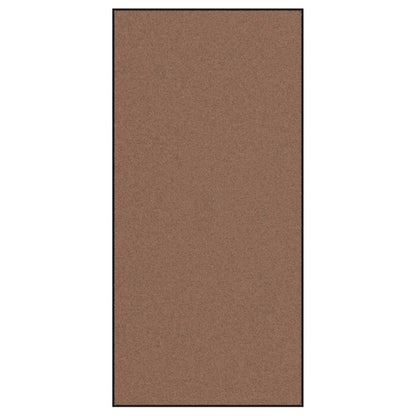 Fußmatte Braun und Schwarz 120 x 250 cm Polypropylen und Vinyl