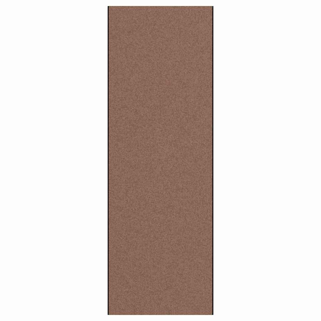 Fußmatte Braun und Schwarz 120 x 350 cm Polypropylen und Vinyl