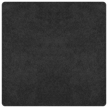 Anti-Rutsch Shaggy Teppich Dunkelgrau 200 x 200 cm PP