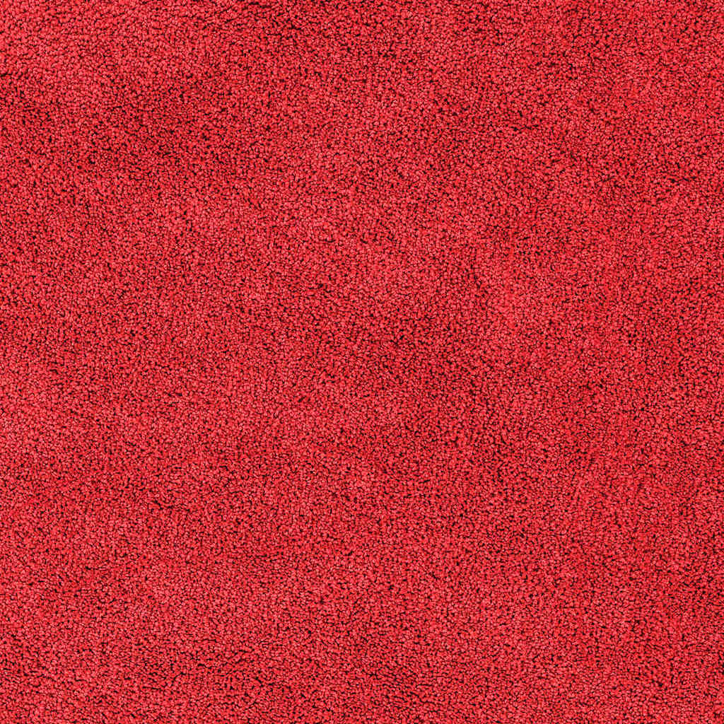 Rutschfeste Badematte mit Toilettenausschnitt Rot 50 x 50 cm PP