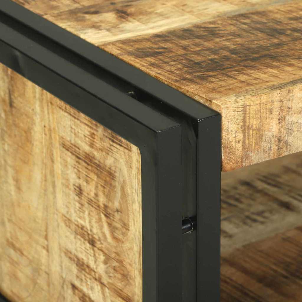 Couchtisch Braun 120 x 50 x 38 cm Massivholz Mango