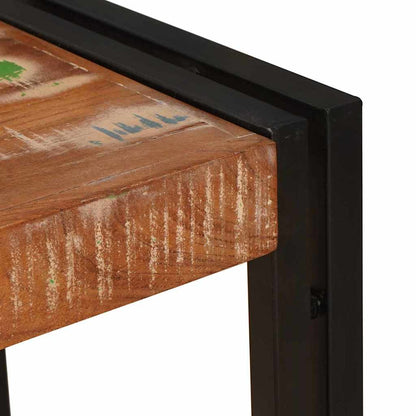 Konsolentisch 90 x 33 x 75 cm Massives upgecyceltes Holz